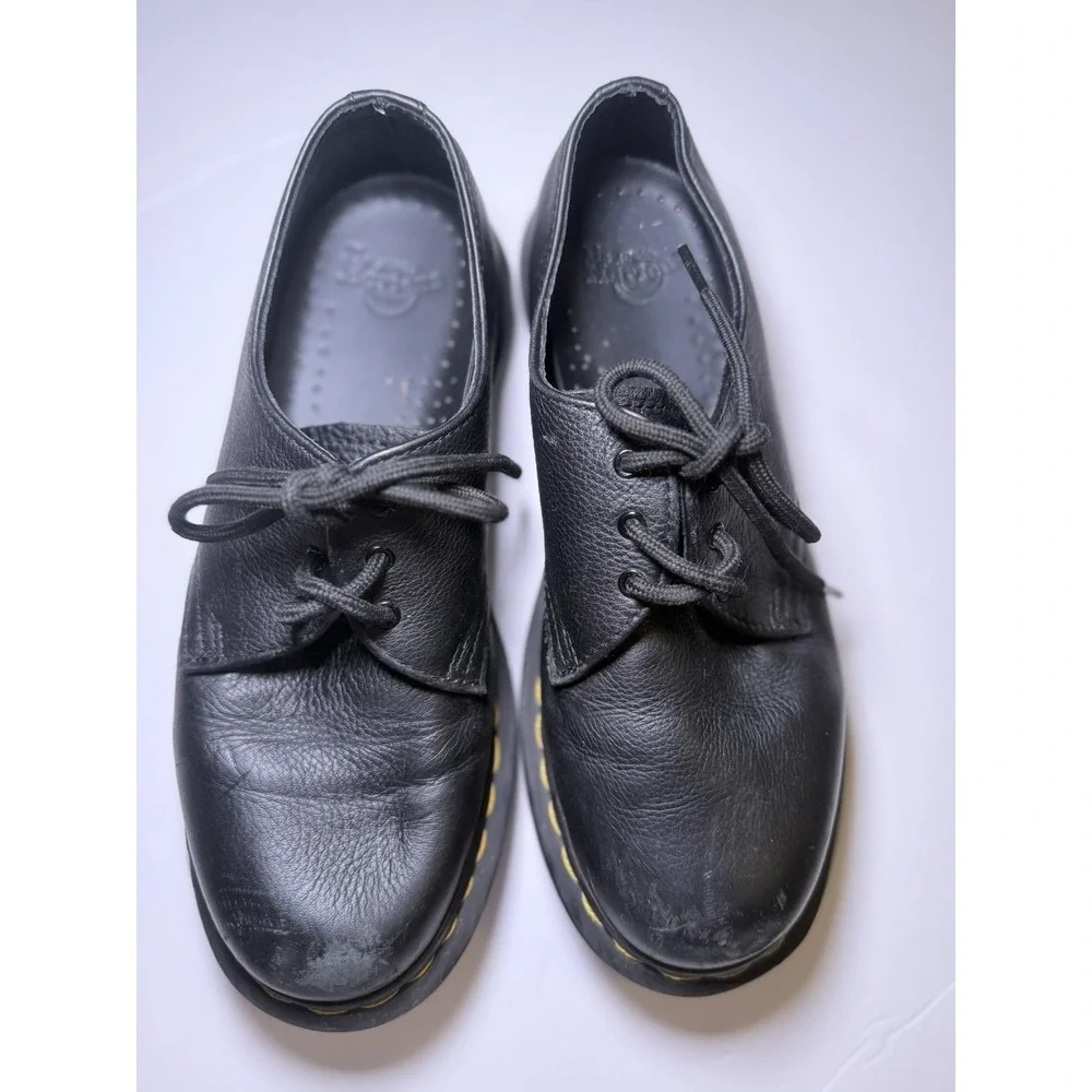 The Original Dr. Martens Virginia Black Oxford Shoes 24256 - Women's size 7